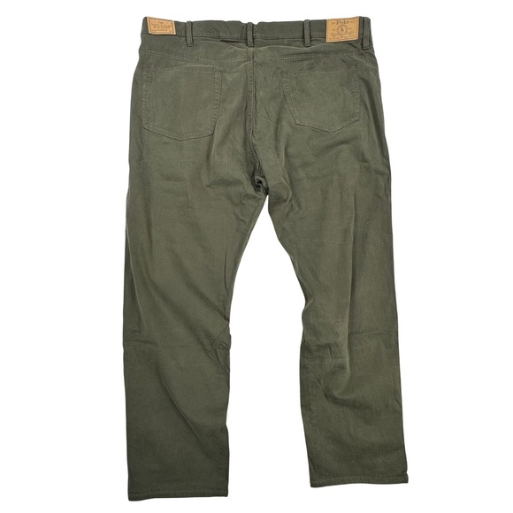 Polo Ralph Lauren Mens Varick Slim Straight Stretch Pants Olive Green 44x30 NEW - Picture 4 of 14